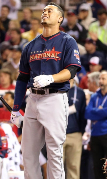 Giancarlo Stanton wows early but is knocked out in semis of Home Run Derby